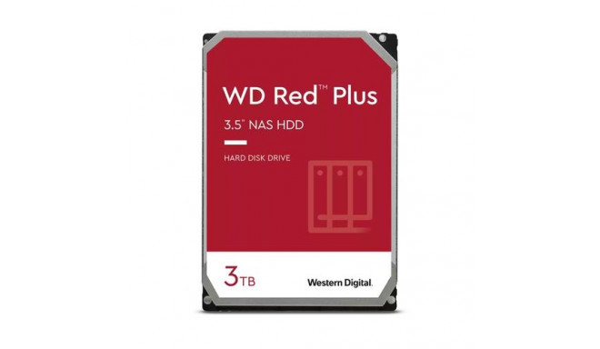 Western Digital Red Plus WD30EFPX internal hard drive 3.5&quot; 3 TB Serial ATA III