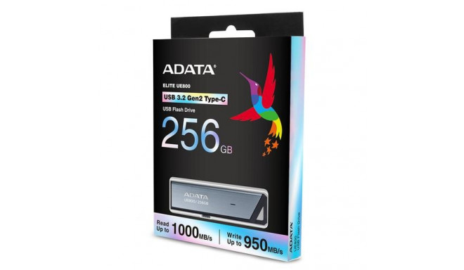 ADATA UE800 USB flash drive 256 GB USB Type-C 3.2 Gen 2 (3.1 Gen 2) Silver