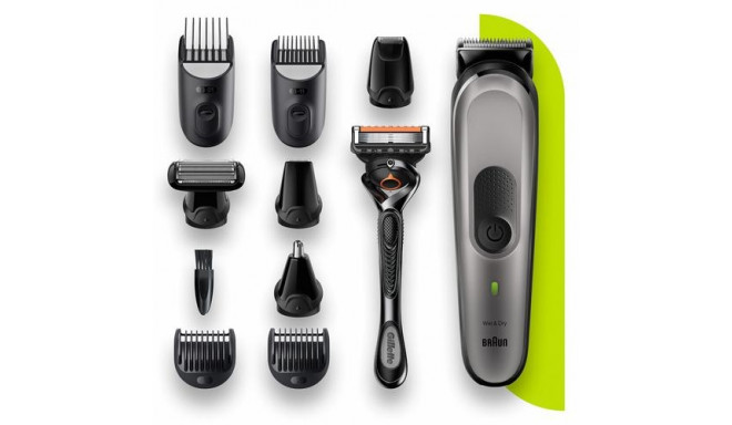 Braun All-in-one MGK7320 beard trimmer Battery 2.1 cm Wet &amp; Dry Black, Grey