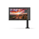 LG UltraFine Ergo 68.6 cm (27") 3840 x 2160 pixels 4K Ultra HD LED Black