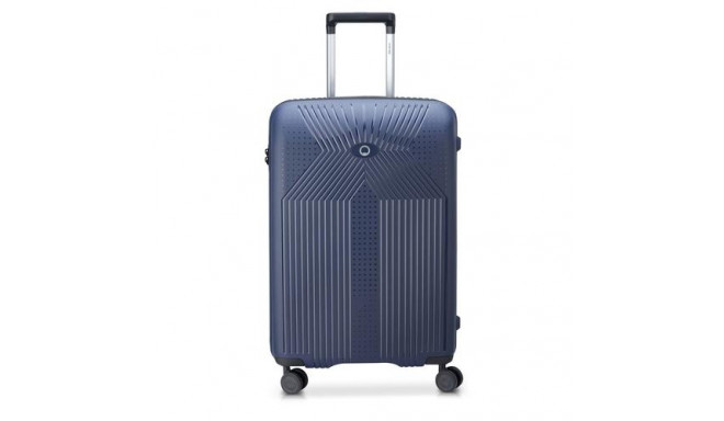 Delsey Ordener Suitcase Hard shell Blue 62 L Polypropylene (PP)