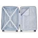 Delsey Ordener Suitcase Hard shell Blue 62 L Polypropylene (PP)