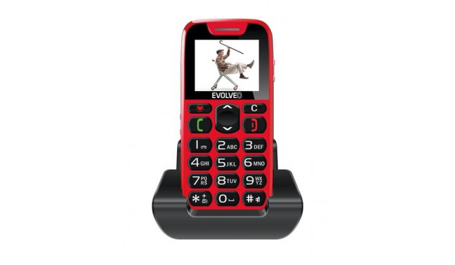 Evolveo EasyPhone EP-500-RED mobile phone 4.57 cm (1.8&quot;) 84 g Senior phone
