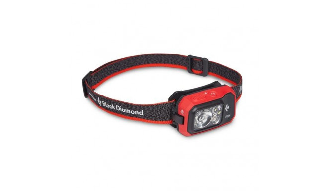 Black Diamond Storm 450 Black, Red Headband flashlight