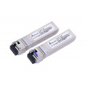 Extralink SFP+ 10G | SFP+ WDM Module | 10Gbps 1270/1330nm, single mode, 20km, LC, DOM, pair