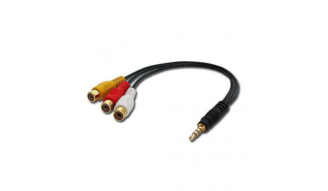 Lindy AV Adapter Cable - Stereo and Composite Video