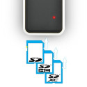 Axagon CRE-X1 card reader USB 2.0 Black, White