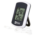 Emos E0041 Electronic environment thermometer Indoor/outdoor Black, White