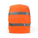 Dicota Hi-Vis backpack Orange Polyethylene terephthalate (PET), Thermoplastic polyurethane (TPU)