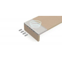 POUT All-in-one wireless charging & hub station for dual monitors EYES 9 White colour