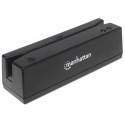 Manhattan USB-A Magnetic Strip Card Reader, Triple Track Reader, Keyboard Wedge Decoder, Cable 1.5m,