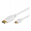 Goobay 1m DisplayPort Cable Mini DisplayPort White