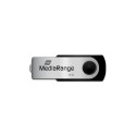 MediaRange MR910 USB flash drive 16 GB USB Type-A / Micro-USB 2.0 Black, Silver