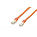 Equip Cat.6A Platinum S/FTP Patch Cable, 0.5m, Orange
