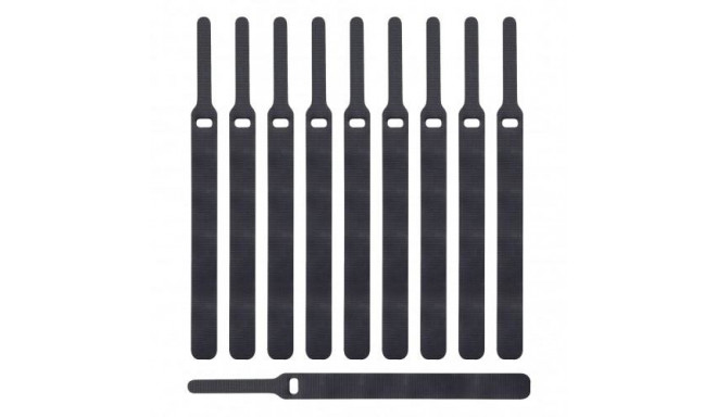 M-Cab Basic cable tie Black 10 pc(s)