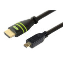 Techly 3m Highspeed HDMI cable with Ethernet Channel 1.4 AM / Micro DM ICOC HDMI-4-AD3