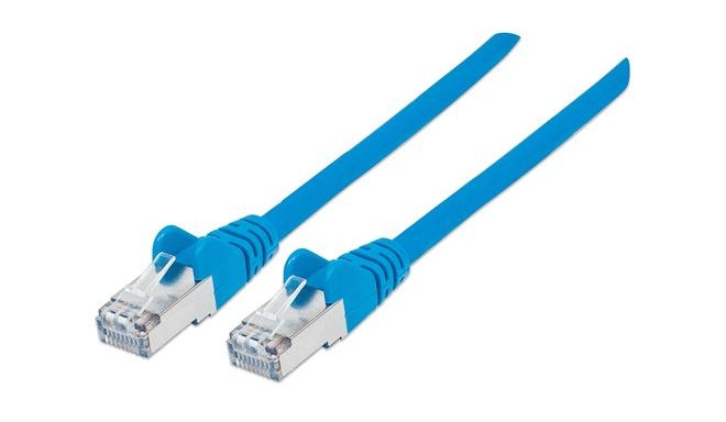 Intellinet Network Patch Cable, Cat6, 5m, Blue, Copper, S/FTP, LSOH / LSZH, PVC, RJ45, Gold Plated C