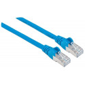 Intellinet Network Patch Cable, Cat6, 5m, Blue, Copper, S/FTP, LSOH / LSZH, PVC, RJ45, Gold Plated C