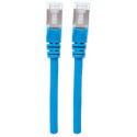 Intellinet Network Patch Cable, Cat6, 5m, Blue, Copper, S/FTP, LSOH / LSZH, PVC, RJ45, Gold Plated C