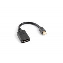 Lanberg AD-0003-BK DisplayPort cable 0.12 m Mini DisplayPort Black