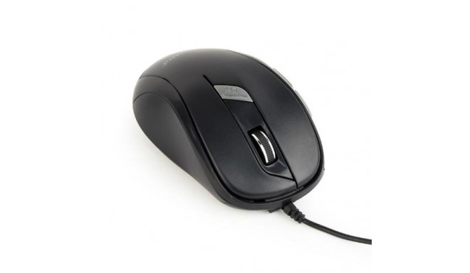 Gembird MUS-6B-01 mouse Office Ambidextrous USB Type-A Optical 1600 DPI