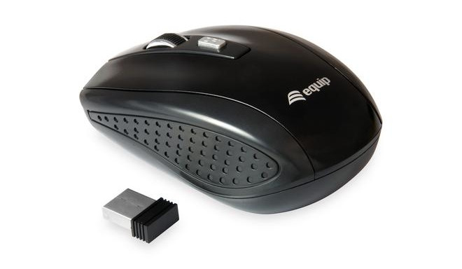 Equip 245104 mouse Travel Ambidextrous RF Wireless Optical 1600 DPI