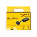 DeLOCK 91602 card reader USB 2.0 Black