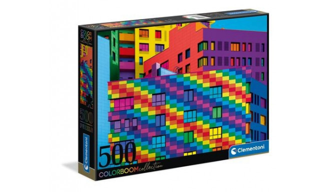 Clementoni Squares - ColorBoom Jigsaw puzzle 500 pc(s) Buildings