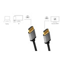 LogiLink CHA0100 HDMI cable 1 m HDMI Type A (Standard) Black, Grey