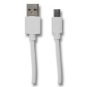 2GO 795202 USB cable 1 m USB B Micro-USB B White