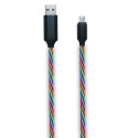 2GO 797145 USB cable 1 m USB B Micro-USB B Multicolour