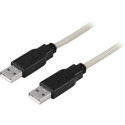 Deltaco USB 2.0 Cable A/A, 3m USB cable USB A