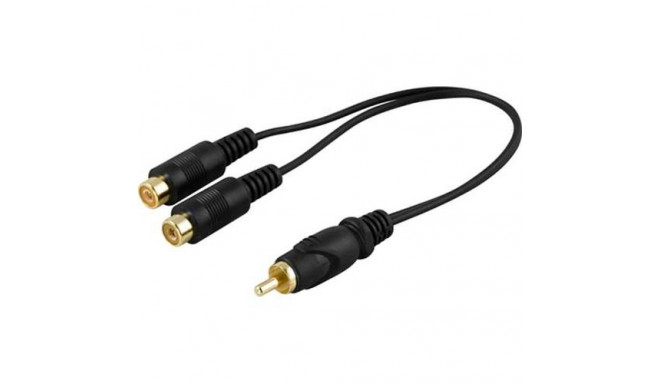 Deltaco MM-20 audio cable RCA 2 x RCA Black