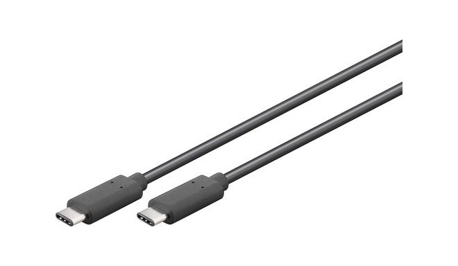 Goobay USB 3.1 Gen 1 0.5 m USB cable USB 3.2 Gen 1 (3.1 Gen 1) USB C Black