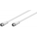 CMYK 66624 coaxial cable 5 m F-type White