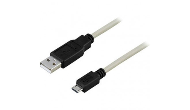 Deltaco USB 2.0 Cable A/micro B, 2m USB cable USB A Micro-USB B