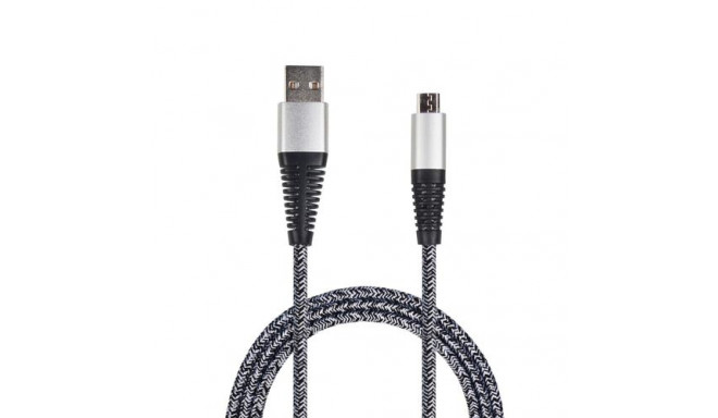 2GO 795951 USB cable 1 m USB B Micro-USB B Silver