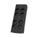 Philips SPN7080BA/60 surge protector Black 8 AC outlet(s) 2 m