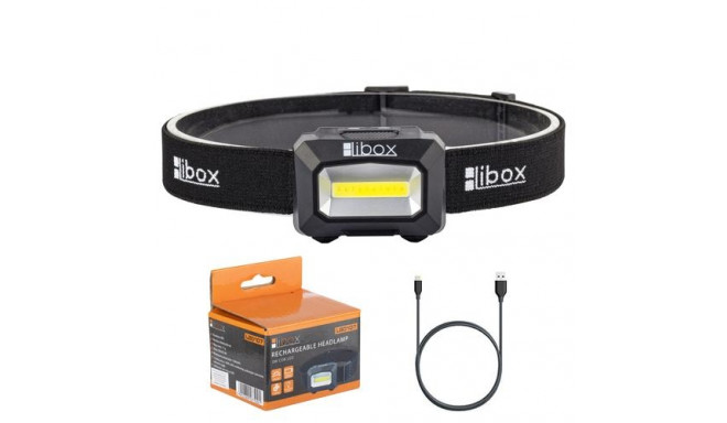 Libox LB0107 flashlight Black Headband flashlight LED