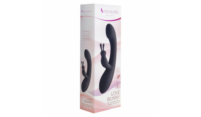 Multifunkcionālais Vibrators S Pleasures Melns Rozā (18,7 x 3,5 cm)