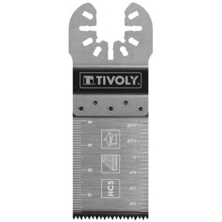 Multitool blade 34x40mm, HCS (hardened teeth), for wood