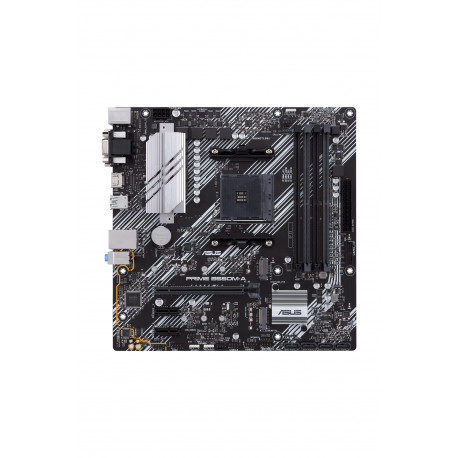 Asus PRIME B550M-A Processor family AMD, Processor socket AM4, DDR4, Memory slots 4, Supported hard 