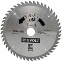 Saeketas Tivoly 190x30x2.8/1.7mm, z40, 15°, (20mm adapter), puidule