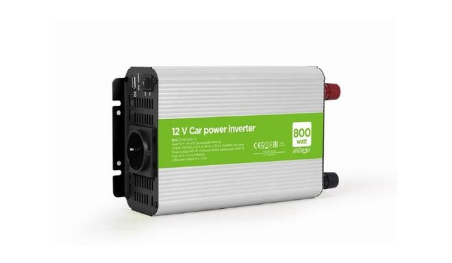 Gembird EG-PWC800-01 power adapter/inverter Auto 800 W Grey