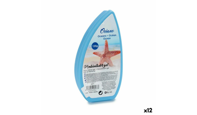 Air Freshener Gel Ocean 125 g (12 Units)