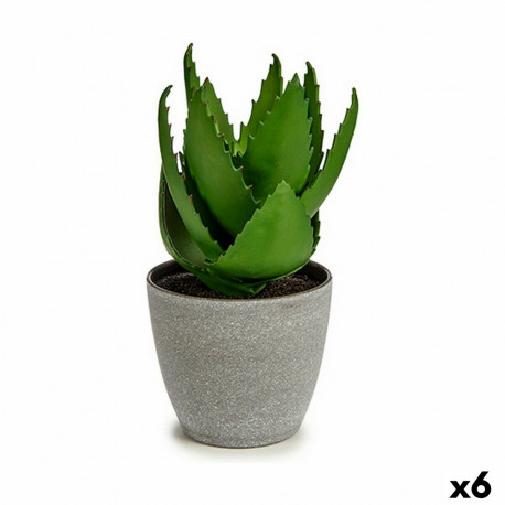 Dekoratiivne Taim Ibergarden YC184573 YC184573 Plastmass Aloe vera 15 x 23,5 x 15 cm (6 Ühikut)