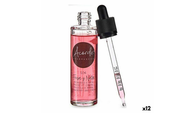 Water soluble essence Acorde 50ML-G-DROPPER Strawberry Custard 50 ml (12 Units)