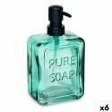 Ziepju dozators Pure Soap Stikls Zaļš 570 ml (6 gb.)