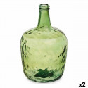 Bottle Smooth Decoration Green 22 x 37,5 x 22 cm (2 Units)