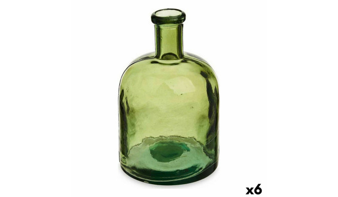 Bottle Decoration Width 15 x 23,5 x 15 cm Green (6 Units)